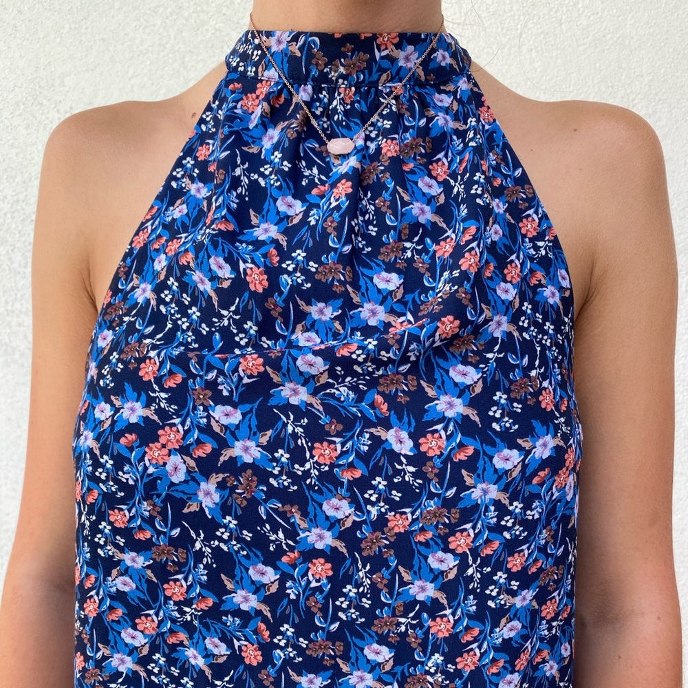 Floral Forever 21 Halter Sundress - Picture 4 of 5